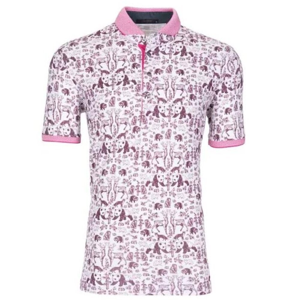 NWT Greyson Men’s Creatures Golf Polo Shirt Arctic XL